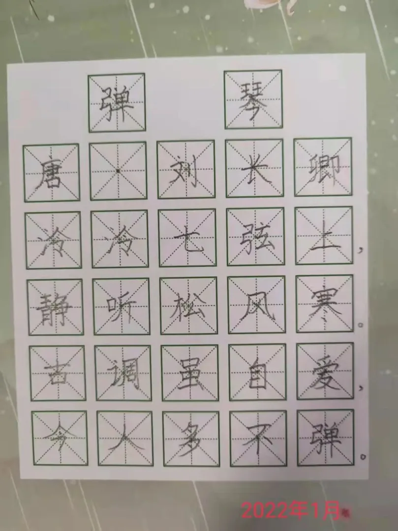 优秀学员的练习与成长记录