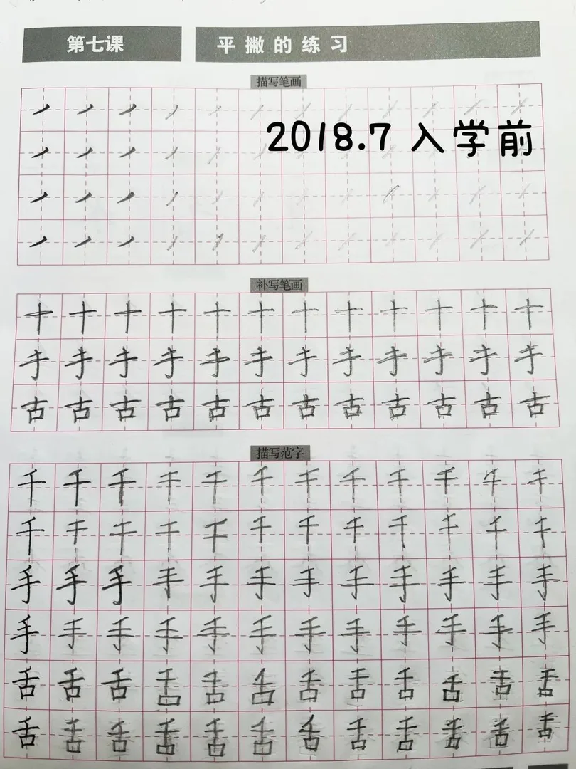 优秀学员的练习与成长记录