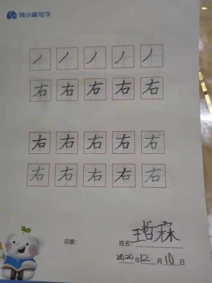 优秀学员的练习与成长记录
