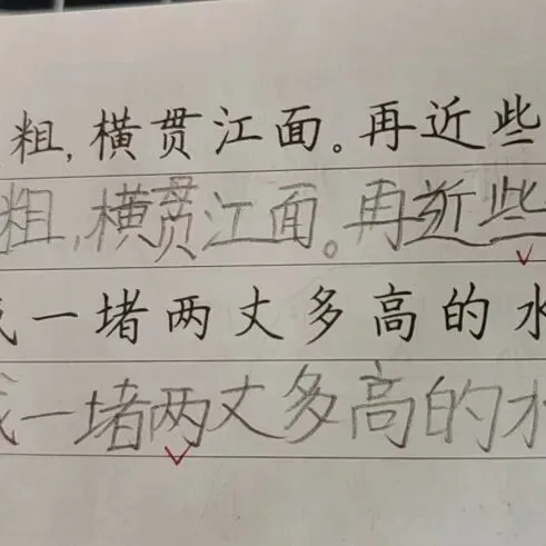优秀学员的练习与成长记录
